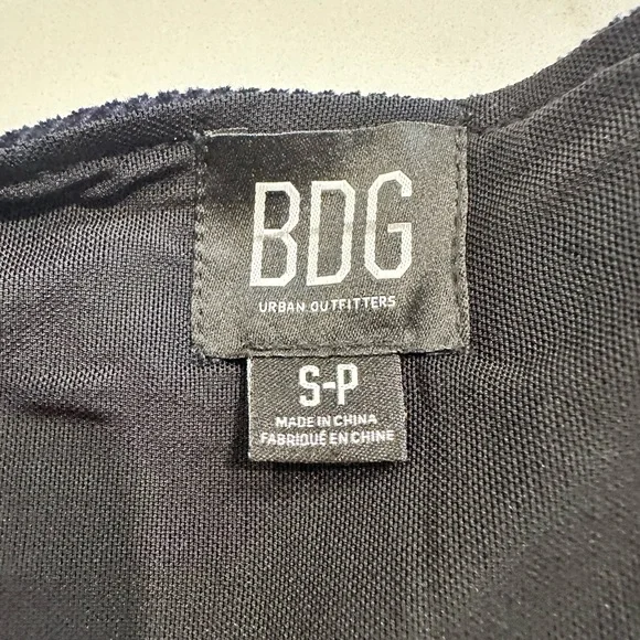 Urban Outfitters BDG April Corduroy Zip Front Jumpsuit-Size Small-Navy Blue - Picture 7 of 11